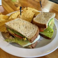 B.L.A.T. Sandwich with chips   at Plant Craft Kitchen in St Louis