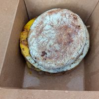 Breakfast sandwich special. Delicious at Plant Craft Kitchen in St Louis