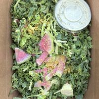 kale caesar salad!  at Plant Craft Kitchen in St Louis