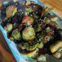 Seared Brussels Sprouts at Plant Craft Kitchen in St Louis
