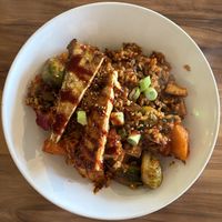 tofu & veggie fried rice!  at Plant Craft Kitchen in St Louis
