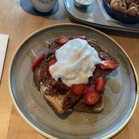 Strawberry French toast  at The Hard Bean Brunch Co in Port Moody