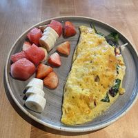 Farm Field Omelette  at The Hard Bean Brunch Co in Port Moody