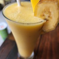Banana Mango Shake at Get Real Bar & Restaurant in Coron