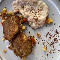 Crab cakes   at Fitz on 4th in Philadelphia