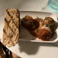 Nona meatballs  at Fitz on 4th in Philadelphia