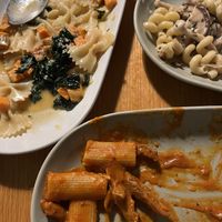 Assorted pasta dishes - all were yummy!  at Fitz on 4th in Philadelphia