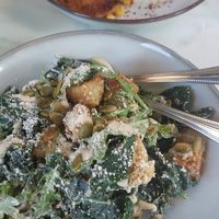 Caesar salad & crab cakes, both incredible. 2 vegan dishes I love to try everywhere, because I used to miss these foods at Fitz on 4th in Philadelphia