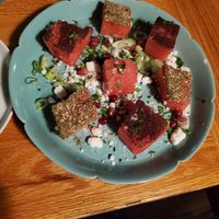 Watermelon salad at Fitz on 4th in Philadelphia