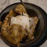 My first ever bread pudding at 33 yrs old- and I’m totally sold- definitely share desserts because they’re pretty large!   at Fitz on 4th in Philadelphia