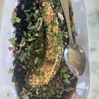 Charred Taos eggplant   at Fitz on 4th in Philadelphia