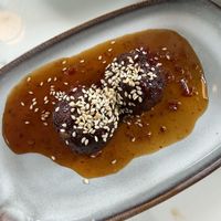 Sticky meatballs   at Fitz on 4th in Philadelphia
