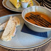 Soup of the day: tomatosoup at The George in Hathersage