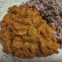 Tofu tikka masala - so good! at Nini's Homemade Vegan in Chiang Mai