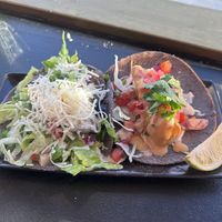 Banana blossom and mushroom tacos  at Shane on Colby in Belgrave South