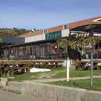 outside  at Prego in Portoroz