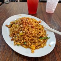 Mein Favorit,  gebratener Reis mit veganem Hühnchen at Pearl Kitchen 珍珠素厨 in Penang