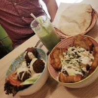 Best falafel in the world at Lama Lo in Lisbon