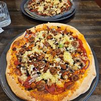  at Black Crust Pizzeria in Vik