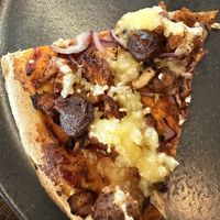   at Black Crust Pizzeria in Vik