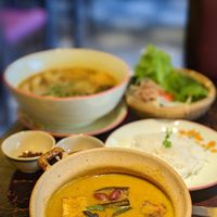 Banana Curry, Bún Huế at Shamballa Vegetarian Bistro HoiAn in Hoi An