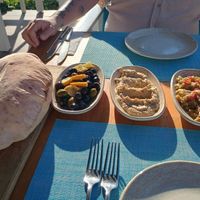 Starters at Buzz Beach Bar in Mugla