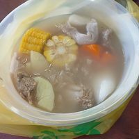 Vegetarian tribe soup (taste good, can be more peppery) at Vegetarian Villas 素雅轩 in West Singapore