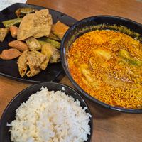 Curry yong tau foo at Vegetarian Villas 素雅轩 in West Singapore
