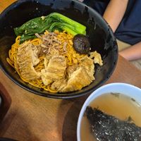 Dry ramen at Vegetarian Villas 素雅轩 in West Singapore