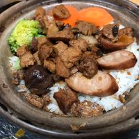 Claypot rice  at Vegetarian Villas 素雅轩 in West Singapore