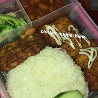 the mock chicken was juicy ! however the rice is a little dry :( at Vegetarian Villas 素雅轩 in West Singapore