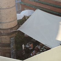 Balcony at Cantina don Camillo in Basel