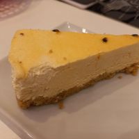 Mango and passionfruit cheesecake at Love A Slice in Beckenham
