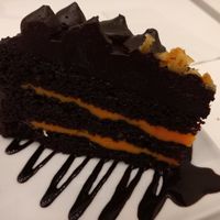 Orange and chocolate cake at Love A Slice in Beckenham