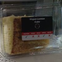 Of the 6 vegan cakes, our table didn't try the lemon, salted caramel fudge, or Lotus Biscoff... this visit ;-) at Love A Slice in Beckenham