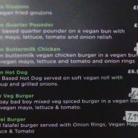 The vegan mains, with meal deals available at Love A Slice in Beckenham