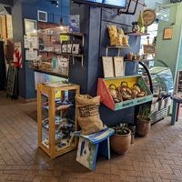 Counter at which you order at Howme in La Paz