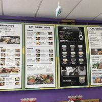 Menu  at Jermaine's in Gunnison