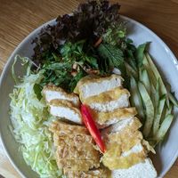 Noodles with vegetables and tofu at Comai - East in Frankfurt