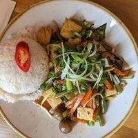 Rice with vegetables at Comai - East in Frankfurt