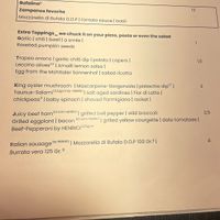 Some vegan options when it comes to toppings   at Zampano Pizza & Pasta in Frankfurt