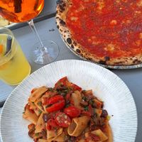 Pasta Puttanesca at Zampano Pizza & Pasta in Frankfurt