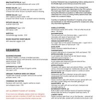 Menu (2/2) - January 2023 at Kipferl in London