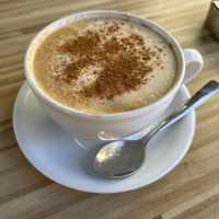 Coffee with soy milk   at Coffee Fellows in Sofia