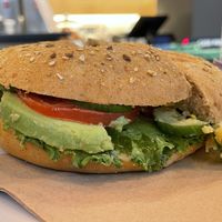 Avocado bagel, 8.90 lev  at Coffee Fellows in Sofia