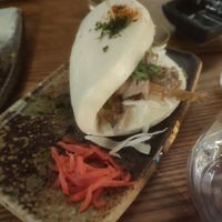 Oyster mushroom bao bun (was a bit meh) at KIBOU Japanese Kitchen & Bar in Solihull
