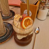 Veganer Eiskaffee at Manuto Café in Tuttlingen