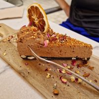 Vegane Rochertorte at Manuto Café in Tuttlingen