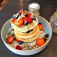 Pancakes Pistachio at Manuto Café in Tuttlingen