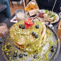 Pistazien Pancakes at Manuto Café in Tuttlingen